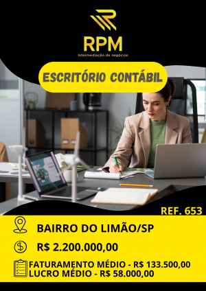 ESCRITÓRIO CONTÁBIL NO BAIRRO DO LIMÃO/SP