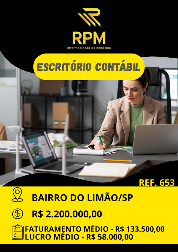 ESCRITÓRIO CONTÁBIL NO BAIRRO DO LIMÃO/SP