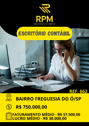 ESCRITÓRIO CONTÁBIL - BAIRRO FREGUESIA DO Ó/SP