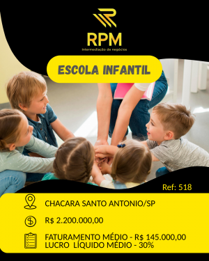 ESCOLA DE EDUCAÇÃO INFANTIL NA CHACARA SANTO ANTONIO/SP
