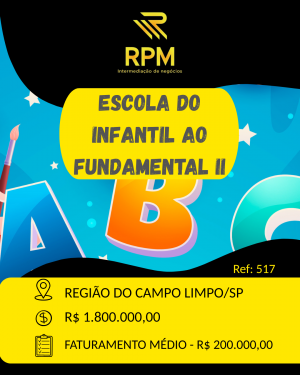 COLÉGIO DO INFANTIL AO FUNDAMENTAL ll NO CAMPO LIMPO/SP.