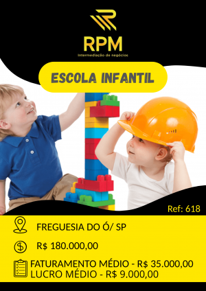 ESCOLA DE EDUCAÇÃO INFANTIL NA FREGUESIA DO Ó/SP