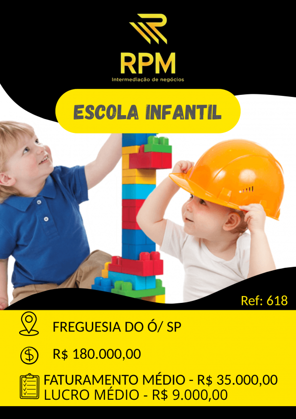 ESCOLA DE EDUCAÇÃO INFANTIL NA FREGUESIA DO Ó/SP