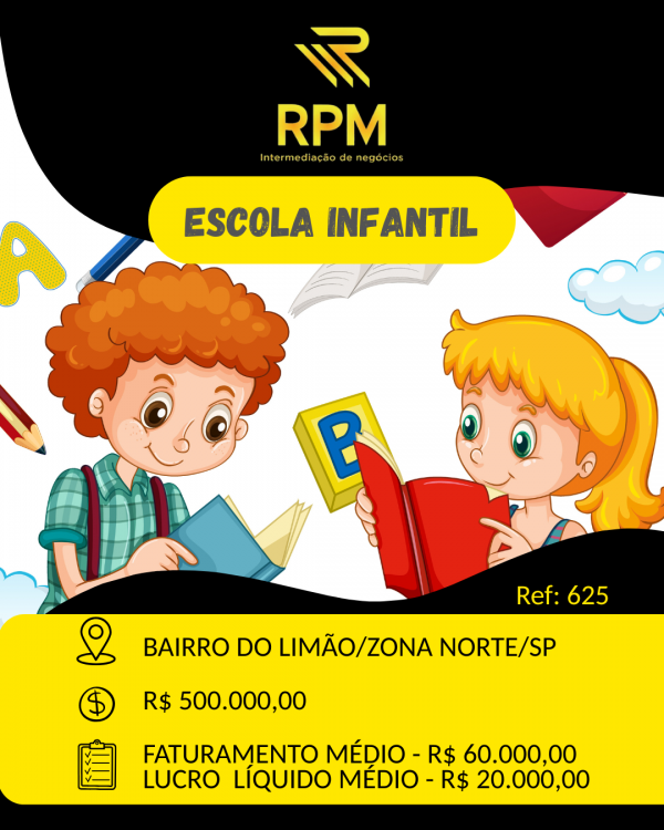 ESCOLA DE EDUCAÇÃO INFANTIL NO BAIRRO DO LIMÃO/SP