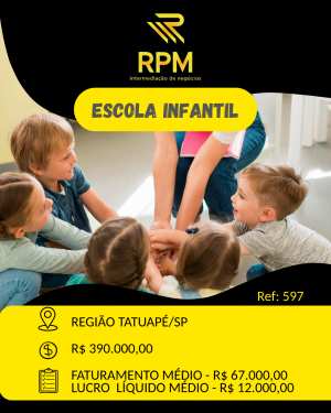 ESCOLA DE EDUCAÇÃO INFANTIL NO TATUAPÉ/SP