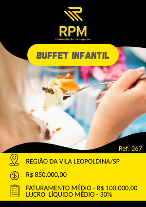 BUFFET INFANTIL NA VILA LEOPOLDINA/SP