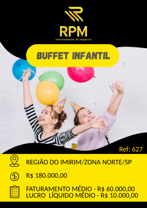 BUFFET INFANTIL NO IMIRIM/SP