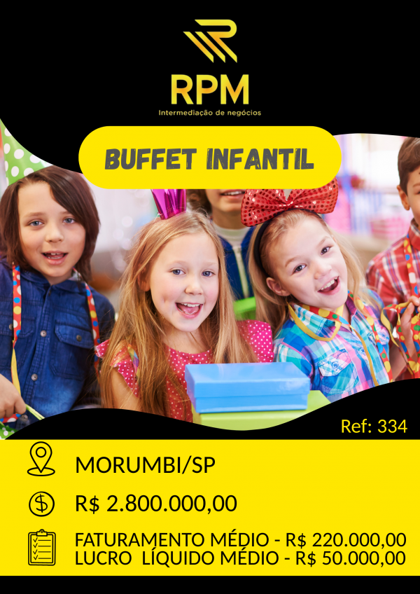 BUFFET INFANTIL NO MORUMBI/SP