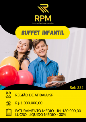 BUFFET INFANTIL EM ATIBAIA/SP