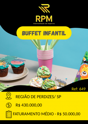 BUFFET INFANTIL EM PERDIZES/SP