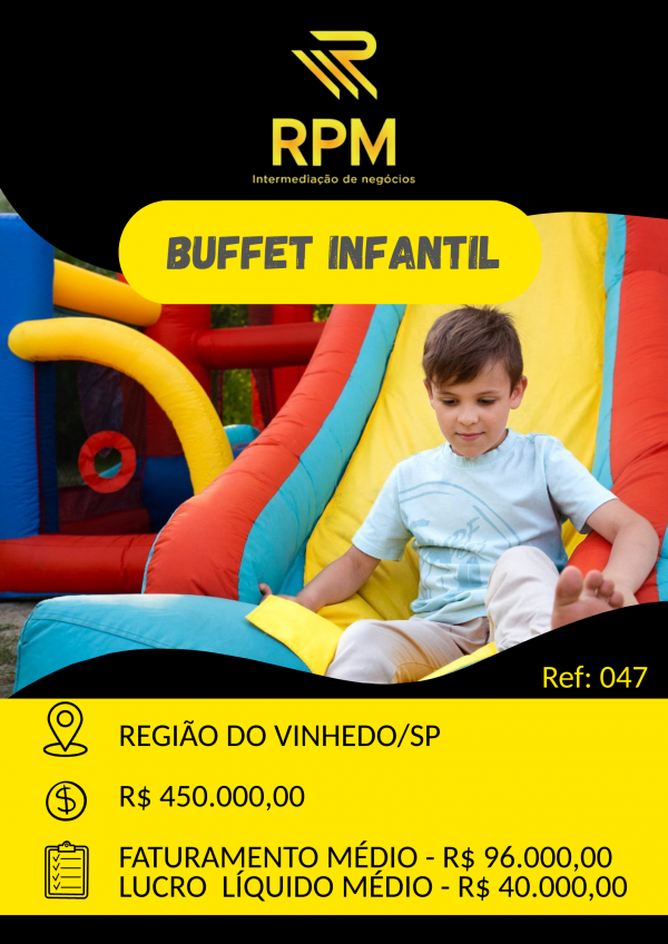 BUFFET INFANTIL EM VINHEDO/SP