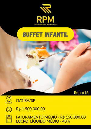 BUFFET INFANTIL EM ITATIBA/SP