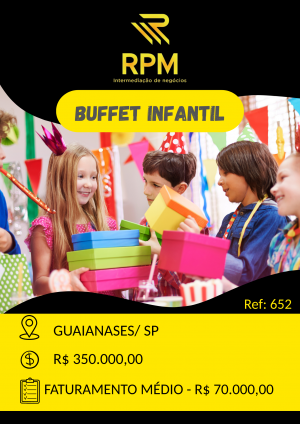 BUFFET INFANTIL EM GUAIANASES/SP